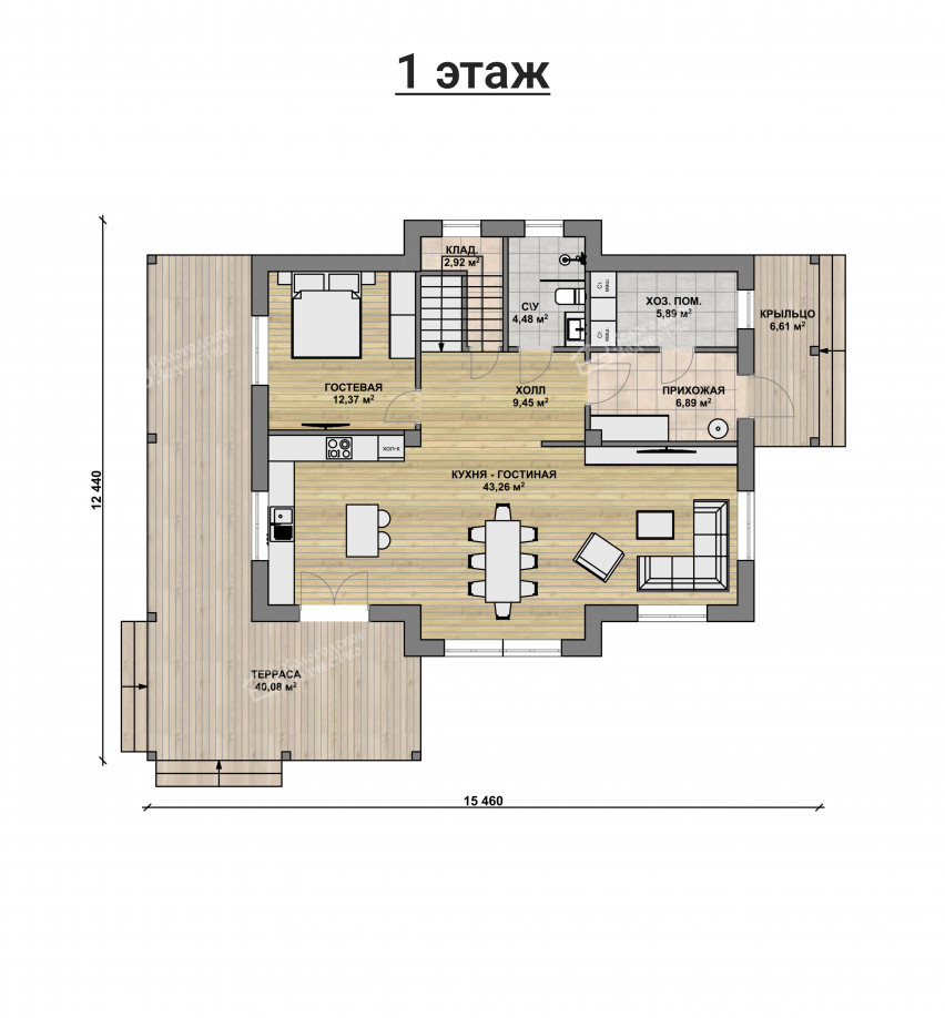Дом из камня VZ-773